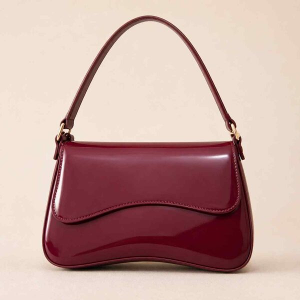 Burgundy Flap Bag