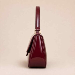 Burgundy Flap Bag