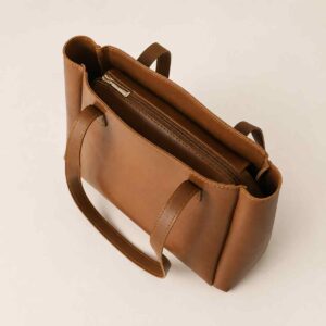 Wide set of 2 Bag Brown
